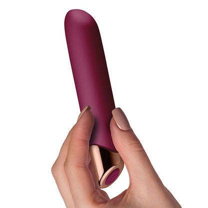 Rocks Off Burgundy Rechargeable Silicone Vibrator