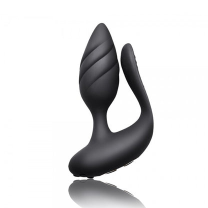 Rocks Off Black Remote Control Couples Vibe Dual Motors