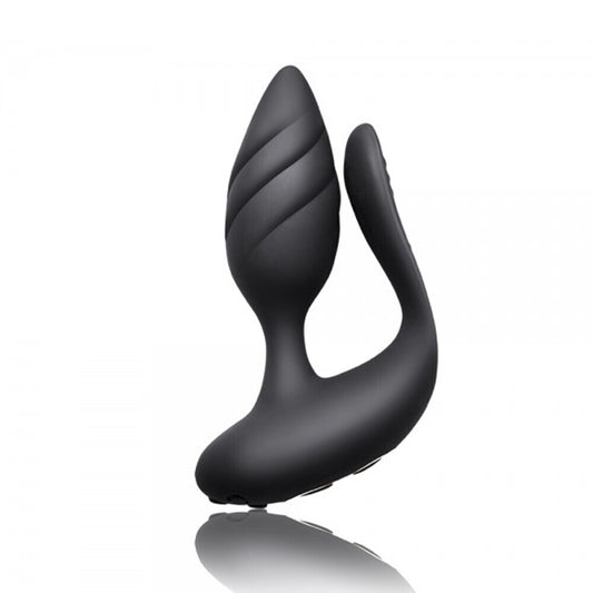 Rocks Off Black Remote Control Couples Vibe Dual Motors