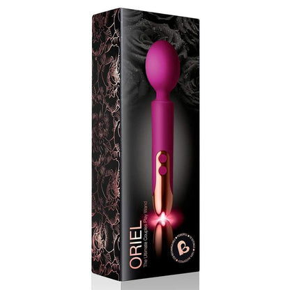 Rocks Off Fuchsia Oriel Wand with Flexible Head and 10 Vibes