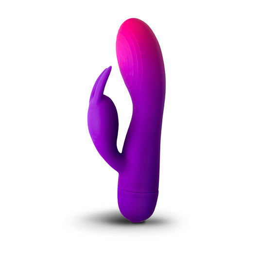Rocks Off Purple GloGirl Rabbit Vibrator with Waterproof Design