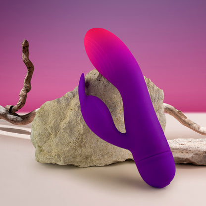 Rocks Off Purple GloGirl Rabbit Vibrator with Waterproof Design