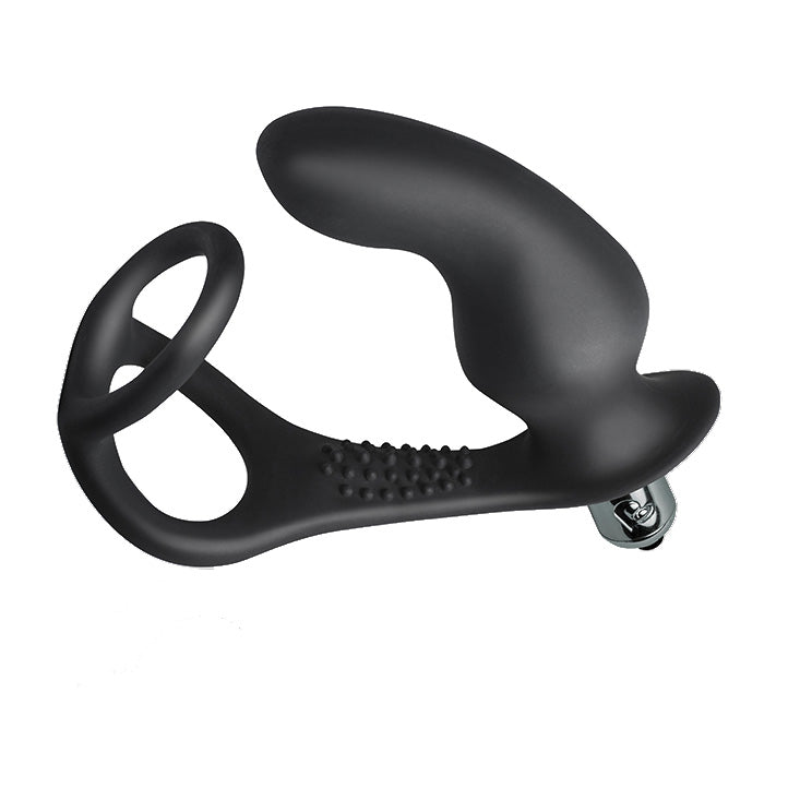 Rocks Off Black RoZen Pro Prostate Massager with Rechargeable Vibrations