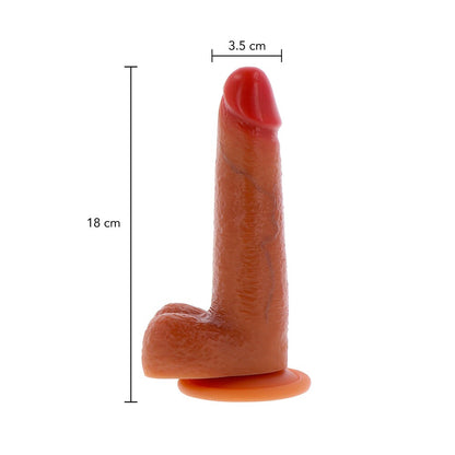 ToyJoy Realistic Skin Tone Silicone Dildo with Suction Base