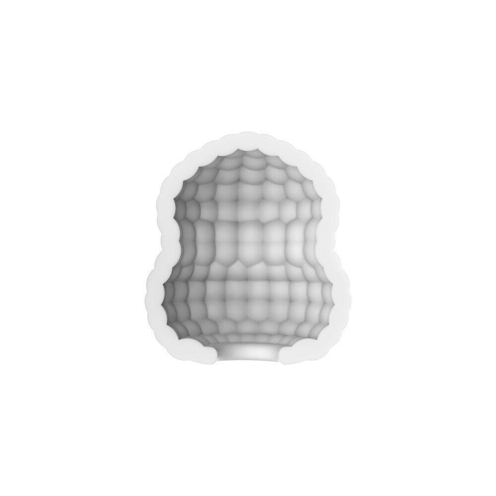 TOYJOY Black Mini Masturbator Block with Textured Sleeve