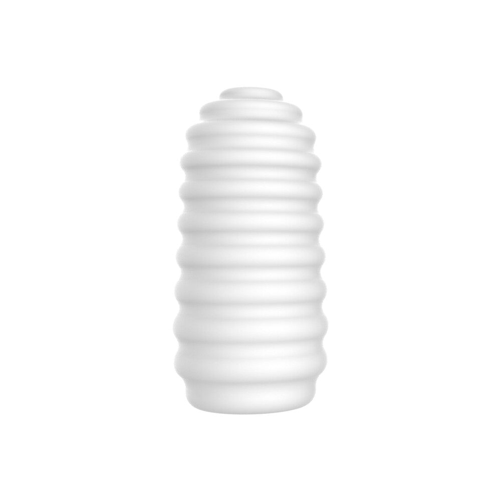 TOYJOY Hero Medium Ribbed Masturbator Skin Safe Rubber