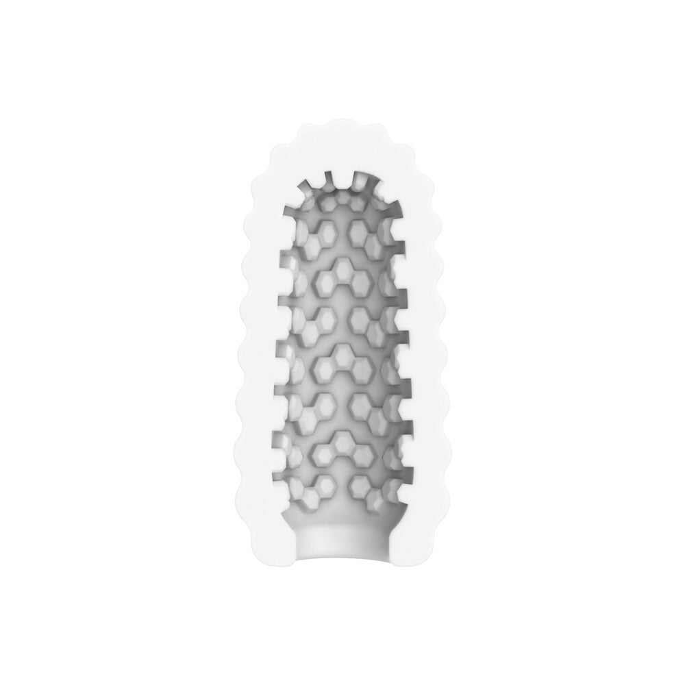 TOYJOY Hero Medium Ribbed Masturbator Skin Safe Rubber