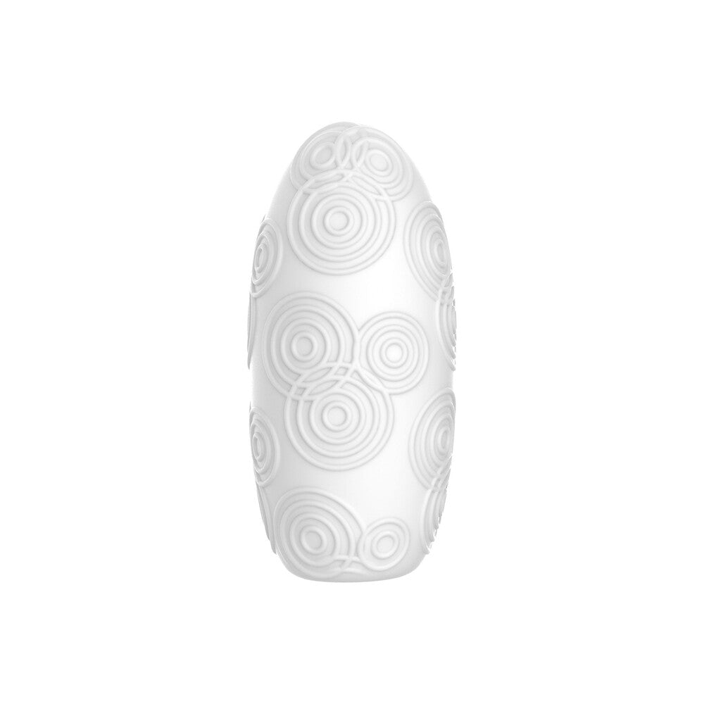 TOYJOY Black Medium Masturbator Rings with Textured Sleeve