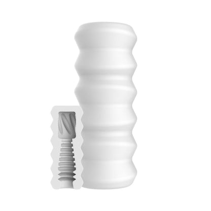 TOYJOY Hero Black Large Masturbator with Textured Sleeve