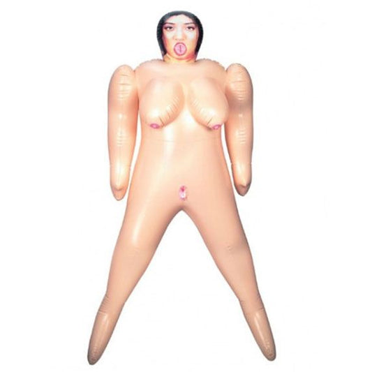 Fatima Fong Brown Inflatable Love Doll with Tight Asian Pussy