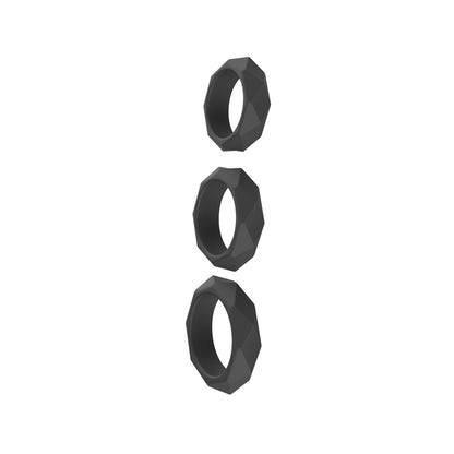 Hidden Desire Black Extreme Heavy C-Ring Set