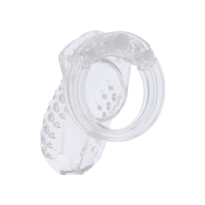 Hidden Desire Clear Extreme Chastity Cock Cage with Lock
