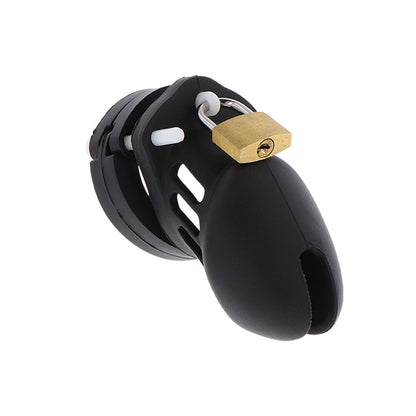 Hidden Desire Black Extreme Chastity Silicone Cock Cage