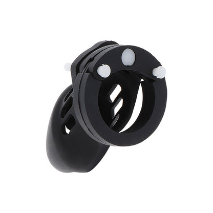 Hidden Desire Black Extreme Chastity Silicone Cock Cage