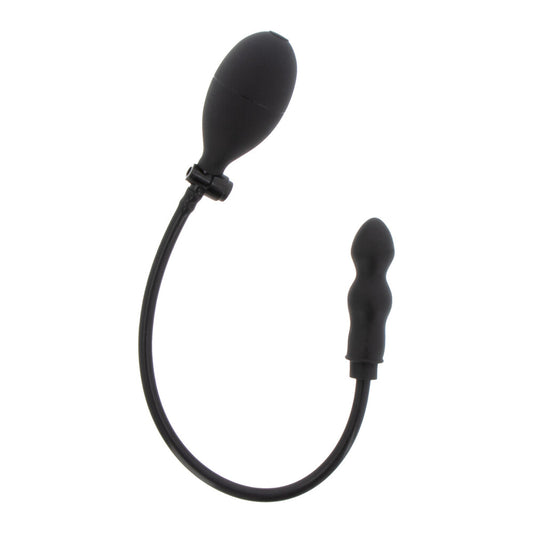 Hidden Desire Black Extreme Inflatable Dong with Quick Release Valve