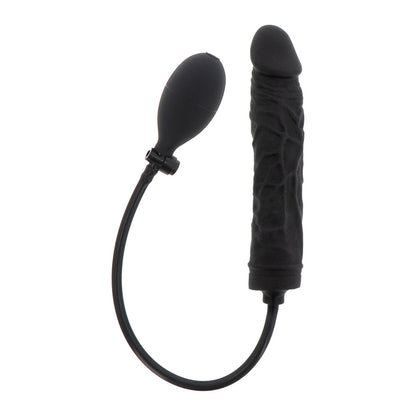 Hidden Desire Black Inflatable Dong with Extreme Expansion