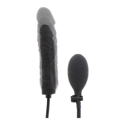 Hidden Desire Black Inflatable Dong with Extreme Expansion