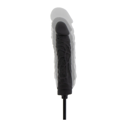 Hidden Desire Black Inflatable Dong with Extreme Expansion