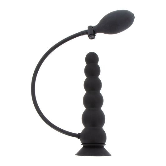 Hidden Desire Black Extreme Inflatable Suction Base Plug