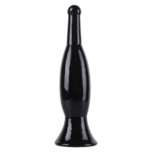 Hidden Desire Black Extreme Butt Plug Slider 10.6 Inches