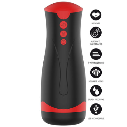 Hidden Desire Black Fusion X Deep Squeeze Masturbator