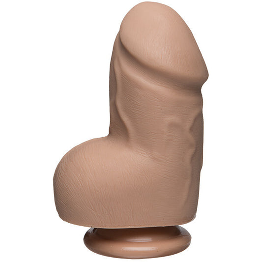 FIRMSKYN Vanilla 6 Inch Extra-Thick Dildo with Balls
