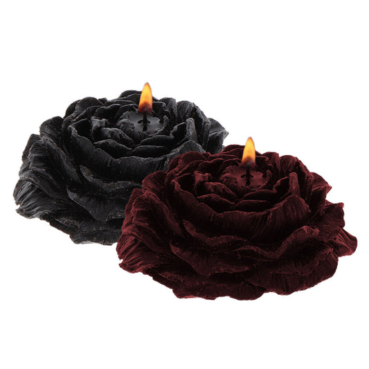 Taboom Burgundy and Black Rose Bondage Candles
