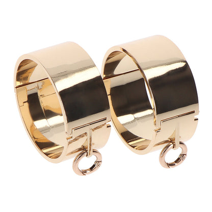 TABOOM Rose Gold Dona Slave Wrist Cuffs Durable Metal