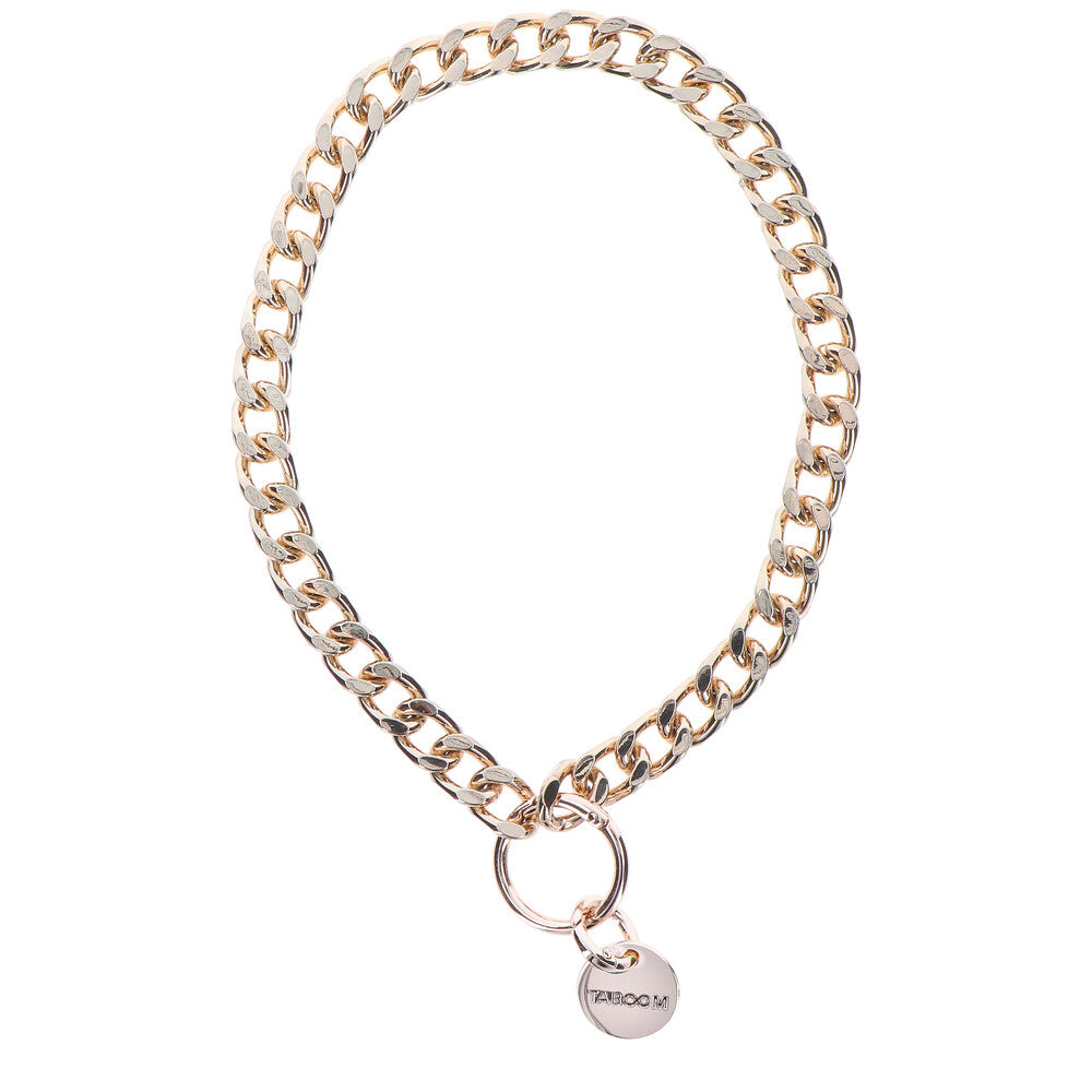 TABOOM Rose Gold Dona Statement Collar for Unisex Fashion