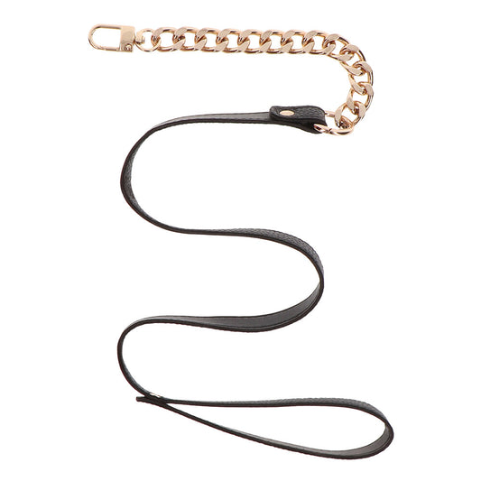 TABOOM Silver Dona Statement Leash 75cm BDSM Accessory