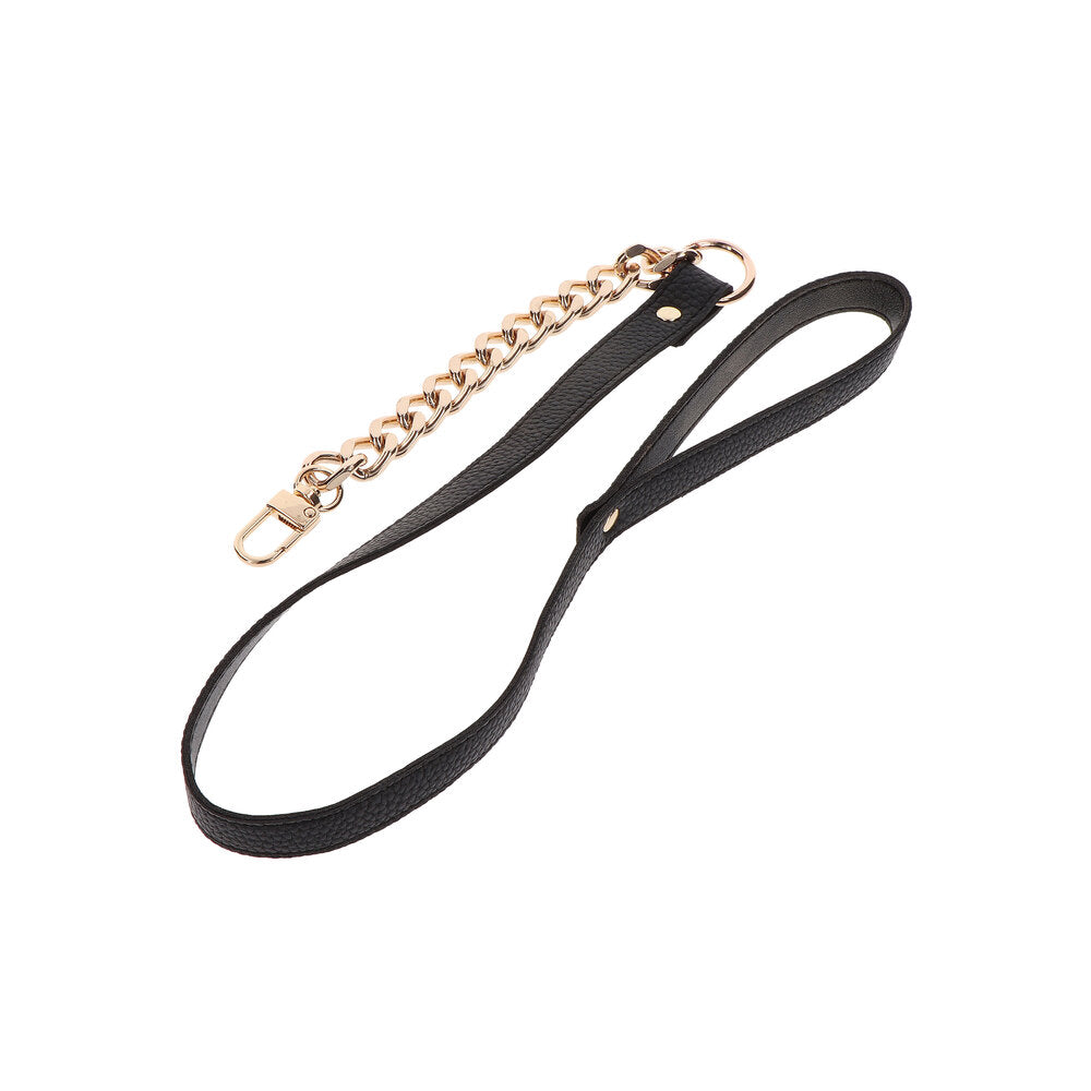 TABOOM Silver Dona Statement Leash 75cm BDSM Accessory