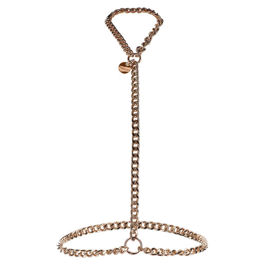 Taboom Rose Gold Dona Statement Harness for Women Large XLarge