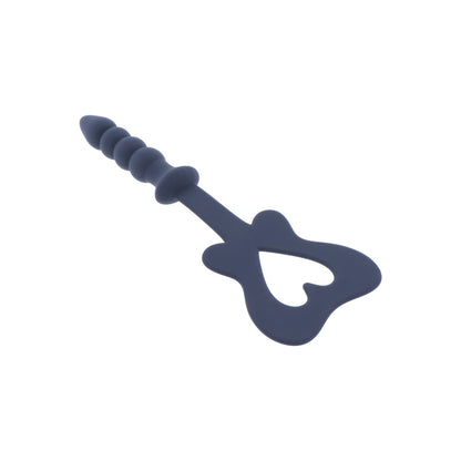 TABOOM Pink Silicone Paddle and Beaded Anal Plug Set