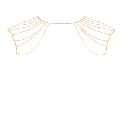 Bijoux Indiscrets Magnifique Gold Shoulder Jewellery front