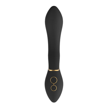 Elite Collection Black Silicone Vibrator with Flexible Head