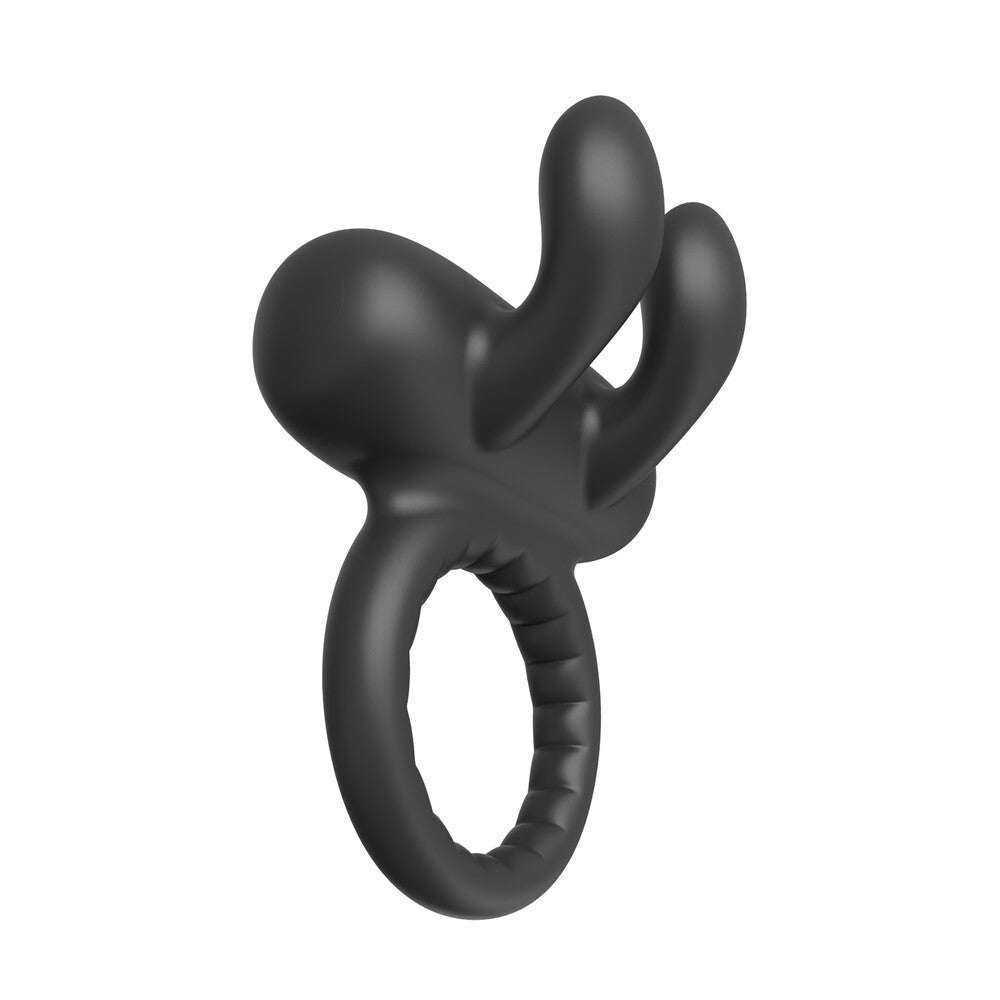 Ramrod Purple Rabbit Vibrating Cockring Waterproof Design
