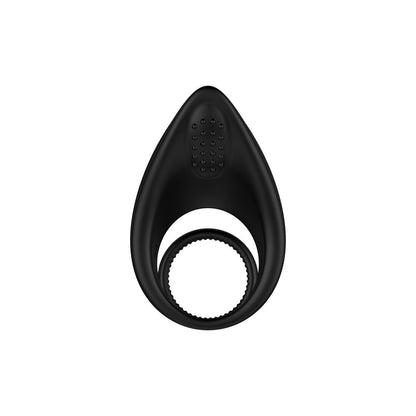 Nexus Black Silicone Enhance Vibrating Cock and Ball Ring