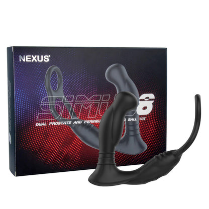 Nexus Black Simul8 Dual Prostate and Perineum Vibrator