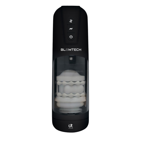 Blowtech Black Auto Stroker Machine with Powerful Vibration