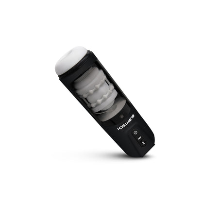 Blowtech Black Auto Stroker Machine with Powerful Vibration