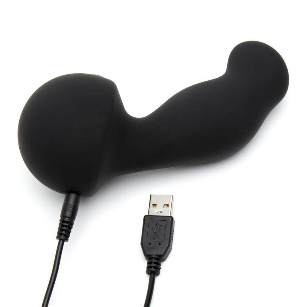 Nexus Black Silicone Dual Motor Hands-Free Unisex Massager