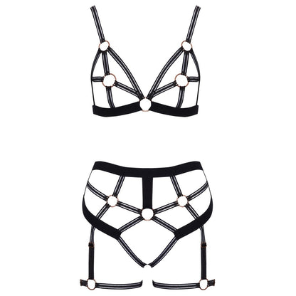 Cottelli Bondage Strappy Bra Set