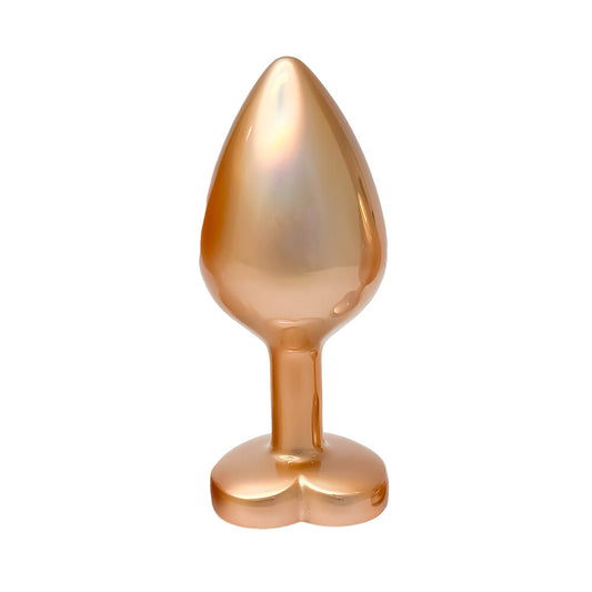 Elegant Pleasure Gold Pearl Butt Plug Medium