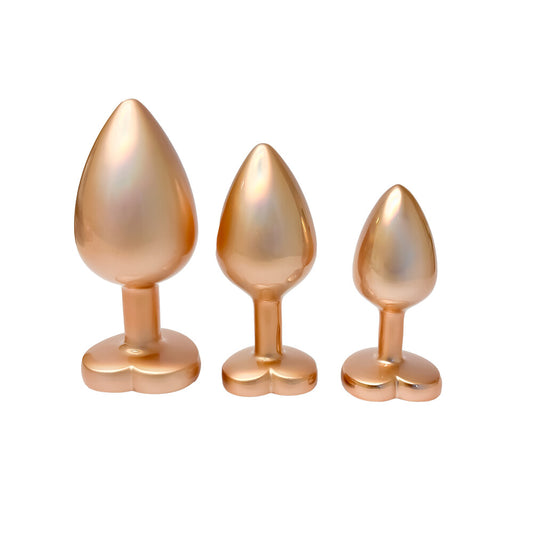 Luxurious Love Gold Butt Plug Set
