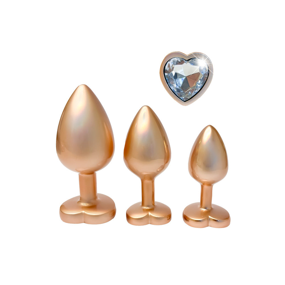 Luxurious Love Gold Butt Plug Set