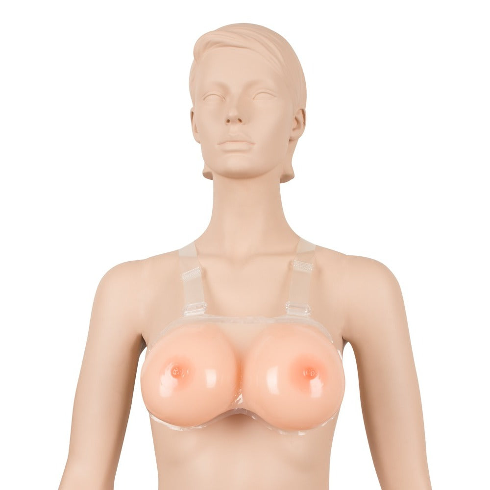Cottelli Collection Flesh-Pink Strap-On Silicone Breasts 1200g
