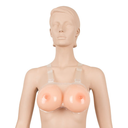 Cottelli Collection Flesh-Pink Strap-On Silicone Breasts 1200g