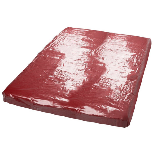 PassionPlay Red PVC Bedsheets for Double Bed 200 x 230 cm