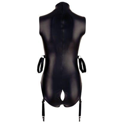 Cottelli Matte Black Bondage Body with Adjustable Straps
