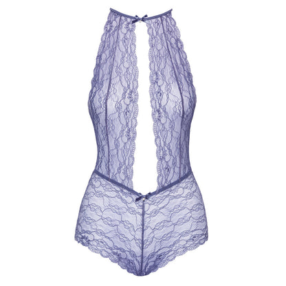 Luxe Lavender Kissable Delicate Lace Halterneck